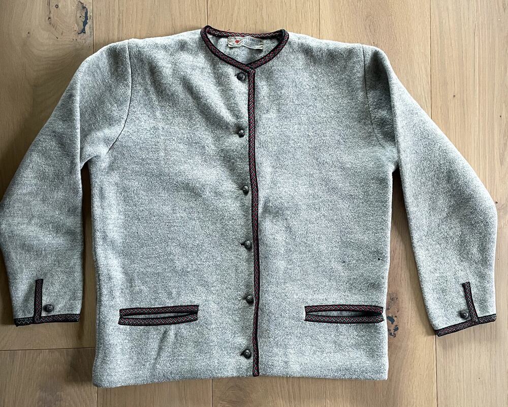 Vintage Obermeyer Austria Wool Cardigan Sweater - Oatmeal